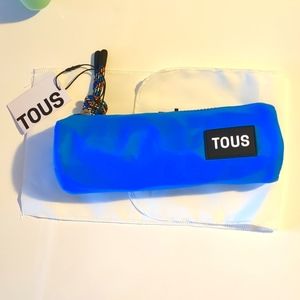 TOUS Blue pencil/brush bag